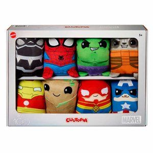 New! Cuutopia Plush Marvel Disney Characters Squishy 8-pack of 5 Inch Spider-Man